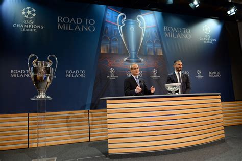 Champions League draw: TV and streaming information .